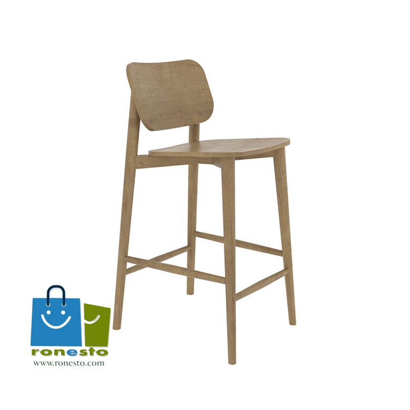فروش صندلی کانتر چوبی راش با رنگهای کالیته چوب